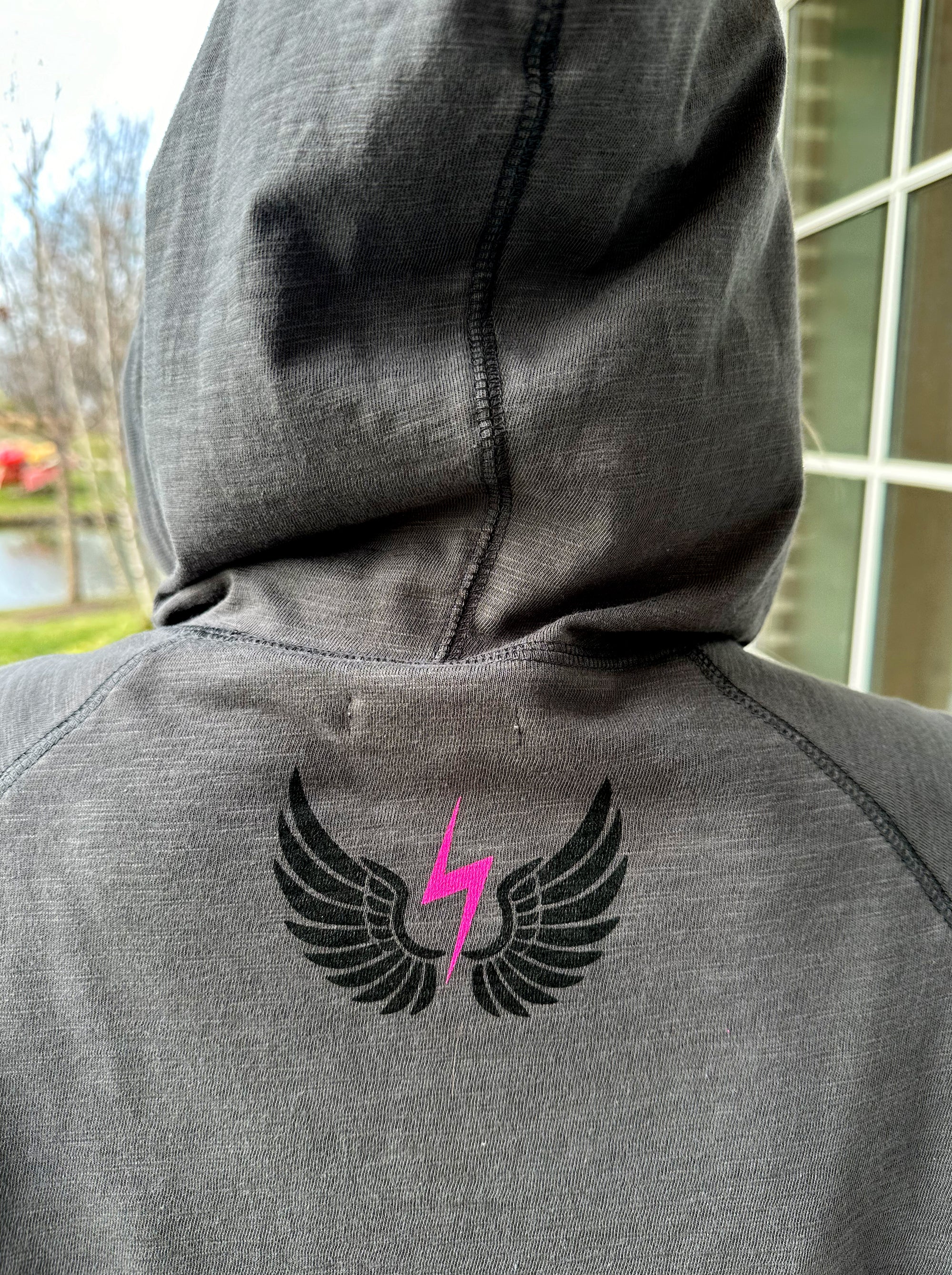 The Little Bolt + Wings Slub Hoodie