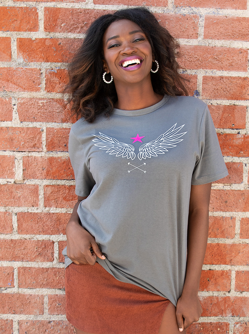 The Unisex Wing + Star Tee